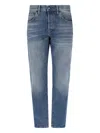Pt Torino 5-pocket Straight-leg Jeans In Navy