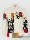 PT TORINO ABSTRACT PRINT VISCOSE SHIRT