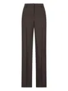 Pt Torino Amber Tailored Trousers In Brown
