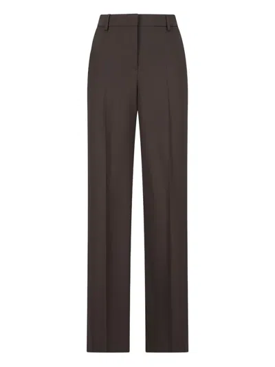 Pt Torino Amber Tailored Trousers In Brown