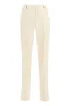 Pt Torino Ambra Cotton-linen Trousers In Neutral