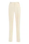 Pt Torino Ambra Cotton-linen Trousers In Neutral