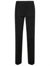Pt Torino Ambra Pressed Crease Slim-fit Trousers In Nero