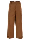 Pt Torino Anna Stretch Cotton Gabardine Pants