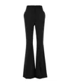 Pt Torino Black Stretch Polyester Blend Pant In Black