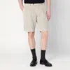 Pt Torino Bermuda Shorts In Cotton In Beige