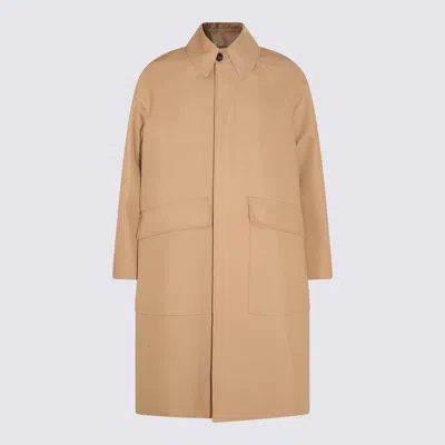 Pt Torino Beige Cotton Coat