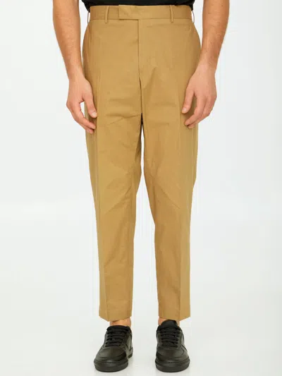 Pt Torino Straight-leg Chino Pants In Beige