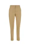Pt Torino Beige Stretch Cotton Blend Pant