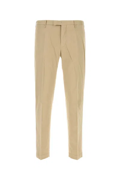 PT TORINO BEIGE STRETCH COTTON PANT