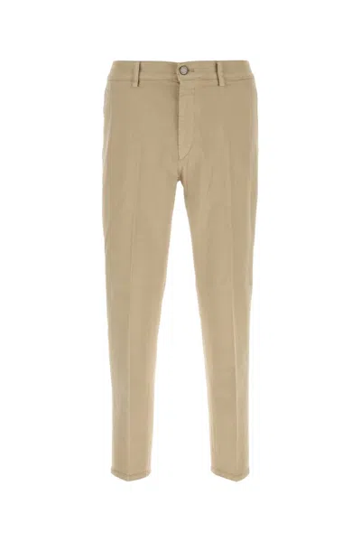 PT TORINO PT TORINO BEIGE STRETCH COTTON REGGAE PANT