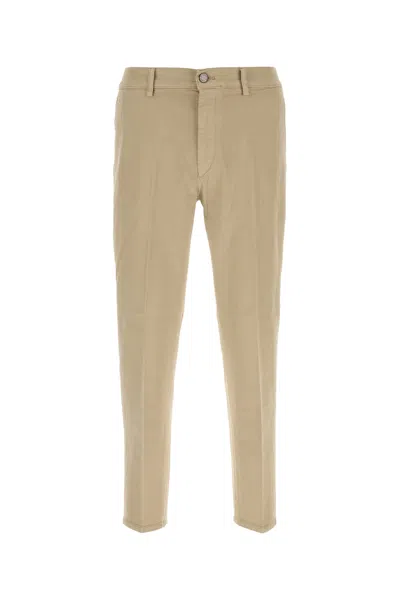 PT TORINO PT TORINO BEIGE STRETCH COTTON REGGAE PANT