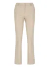 Pt Torino Beige Tailored Viscose Pants