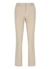 Pt Torino Beige Tailored Viscose Pants