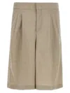 Pt Torino Techno Wool Bermuda Shorts Bermuda And Short In Beige