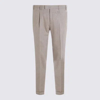 PT TORINO BEIGE WOOL PANTS