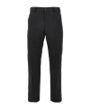 Pt Torino Cotton Michael Straight Leg Trousers In Black