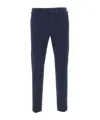 Pt Torino Belt Loop Casual Pants In Blue