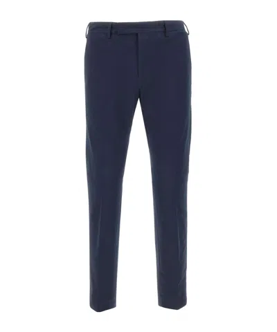 Pt Torino Belt Loop Casual Pants In Blue