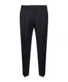 Pt Torino Tailored Trousers Sharp Finish In Blue