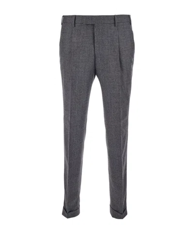 PT TORINO PT TORINO CHECK TURN-UP PANTS