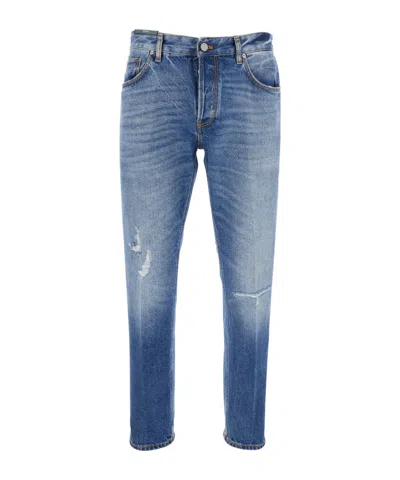 PT TORINO PT TORINO LOGO PATCH SLIM JEANS