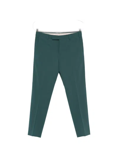 Pt Torino Belt-loop Trousers In Green