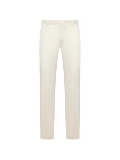 Pt Torino Belt-loop Trousers In White