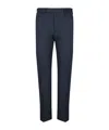 Pt Torino Tailored Cotton Trousers In Blue