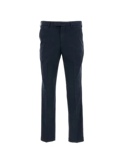 Pt Torino Belt-loops Trousers In Blue