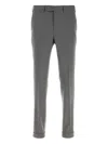 Pt Torino Grey Stretch Wool Pant In Gray