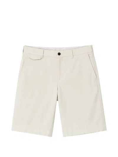 Pt Torino Belt-loop Shorts In White