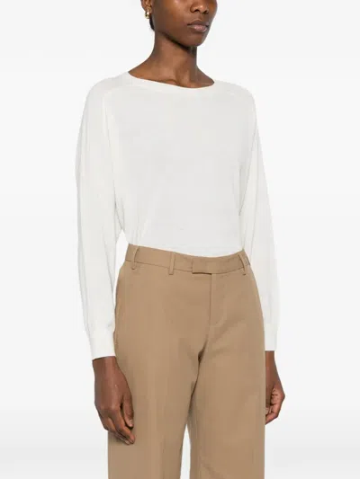 Pt Torino Belt-loop Trousers In White