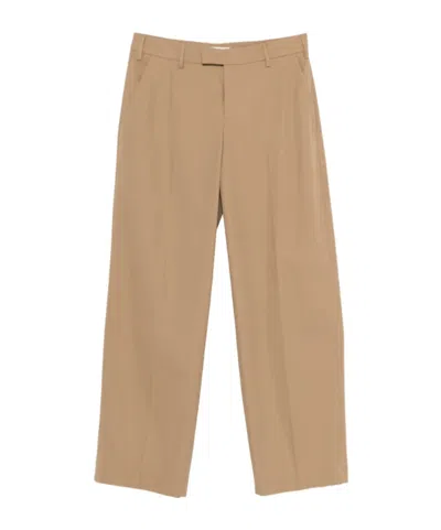 Pt Torino Belt-loop Trousers In Brown