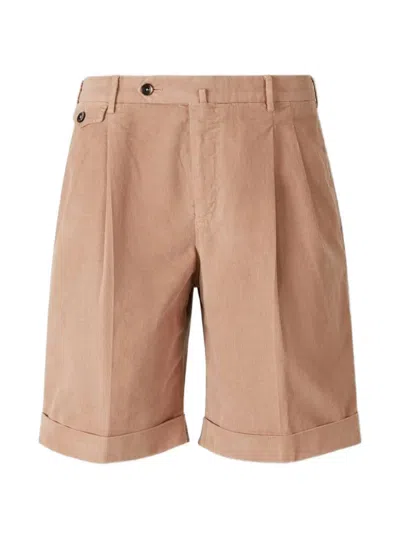 Pt Torino Belt-loops Shorts In Multi
