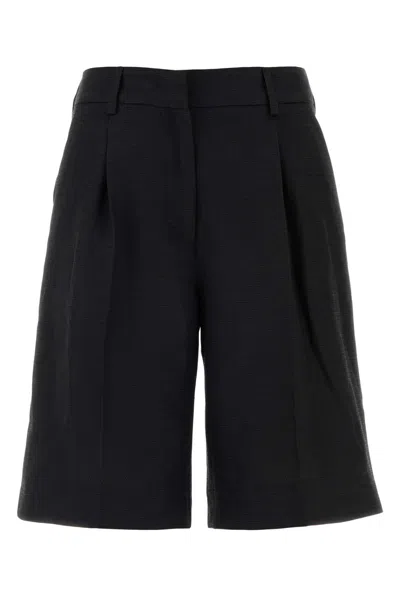 Pt Torino Black Solid Shorts