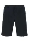 Pt Torino Light Stretch Gabardine Shorts In Blue