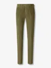 Pt Torino Rebel Trousers In Stretch Twill In Green