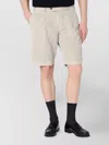Pt Torino Bermuda Shorts In Cotton In Neutral