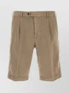 Pt Torino Bermuda Shorts With Pleated Front And Pockets