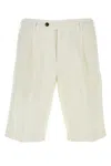 Pt Torino Bermuda Shorts Lyocell Blend In White