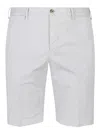 Pt Torino Knee-length Bermuda Shorts In White