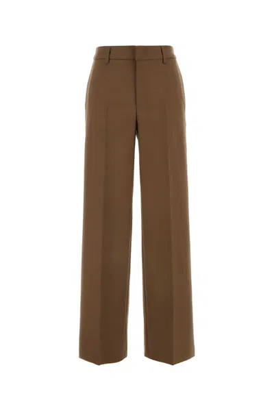 PT TORINO BISCUIT STRETCH WOOL PALAZZO PANT