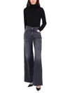Pt Torino Black Cotton-blend Jeans In Black