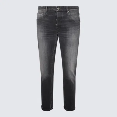 PT TORINO BLACK COTTON JEANS