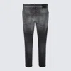 Pt Torino Man Jeans Charcoal Size 35 Cotton, Elastane In Black