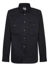 Pt Torino Flap-pockets Button-up Shirt In Black