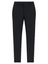 Pt Torino Dark Blue Dieci Pants In Black
