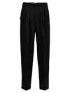 Pt Torino Tailored Pleated Trousers With Pockets In Black
