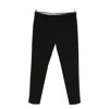 Pt Torino Pant Wool Stretch Front Pleats In Black